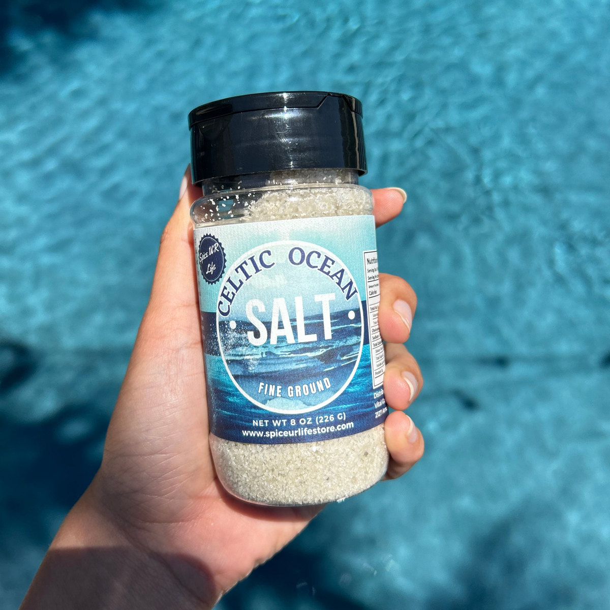 Spektrum DSMX Celtic Sea Salt Fine Ground - 8 Oz Shaker Jar ...